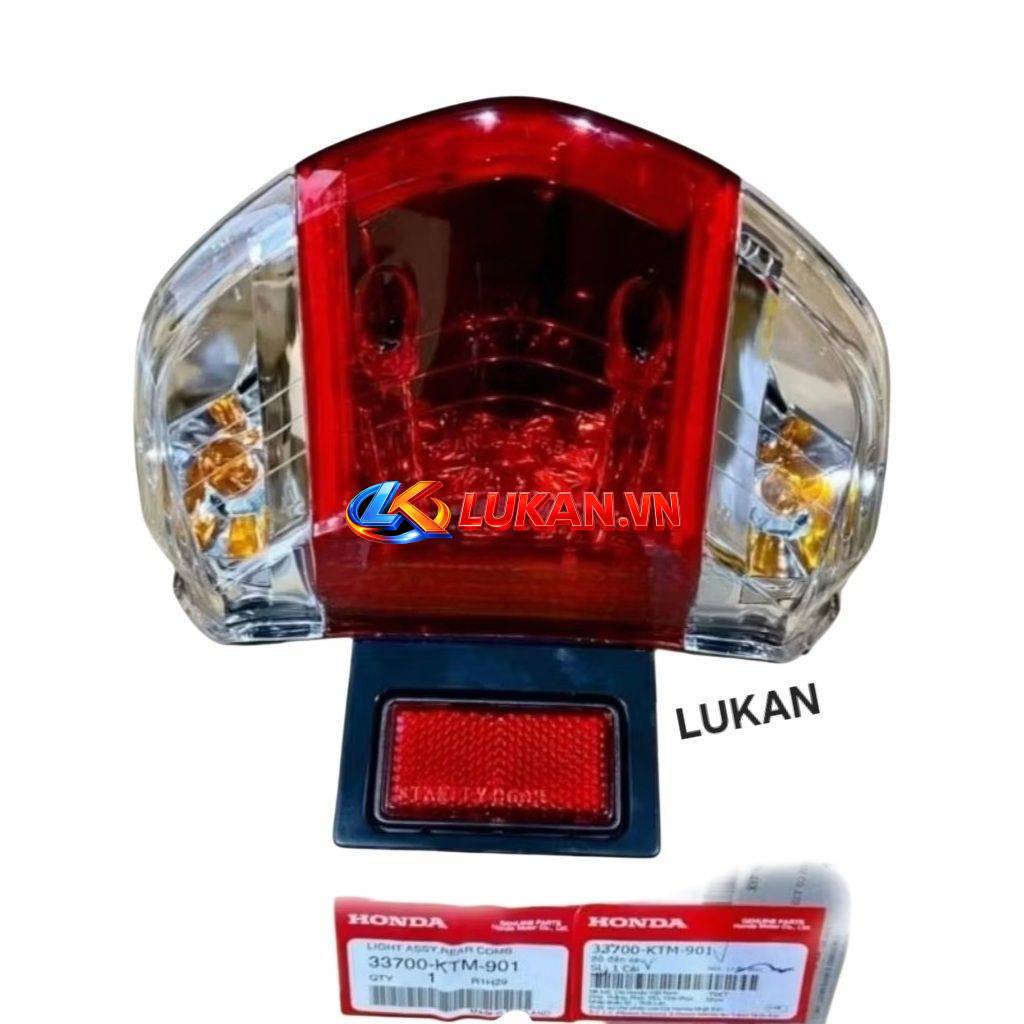 Cụm đuôi đèn hậu, lái stop xe FUTURE 2, WAVE 125 zin chính hãng 33700-KTL-901