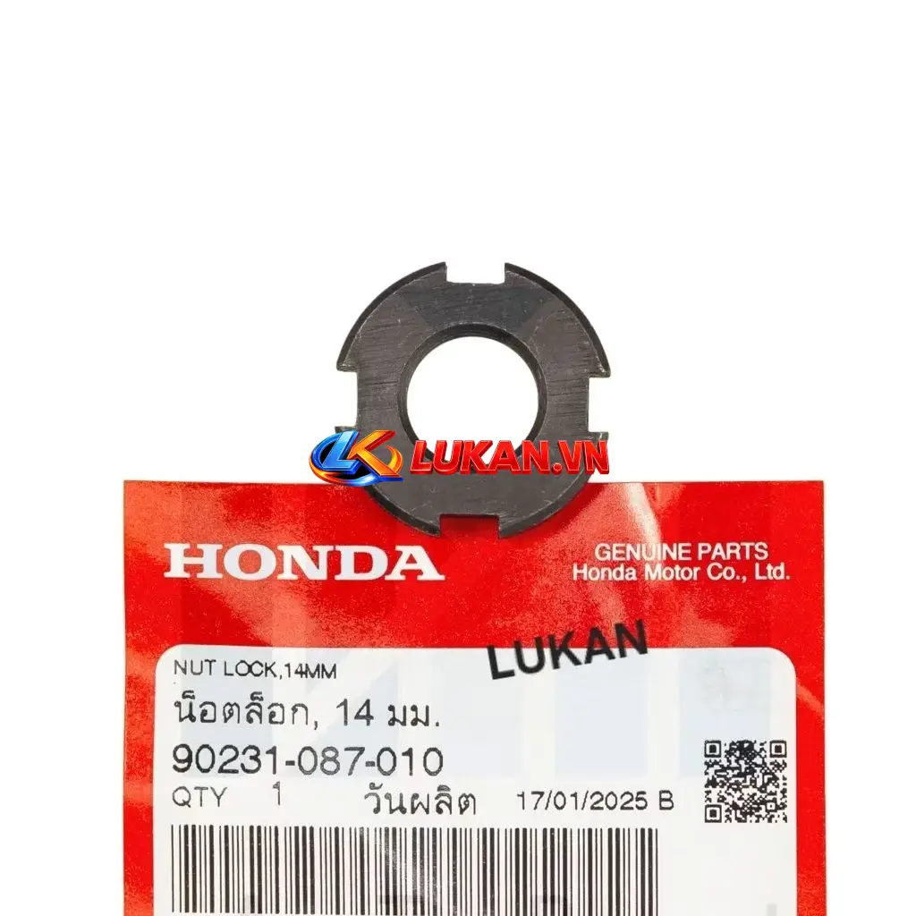 Ốc khóa chuông trước, nồi côn, ly hợp DREAM, WAVE, FUTURE.... tán 14mm zin 90231-087-010 - Ảnh 5