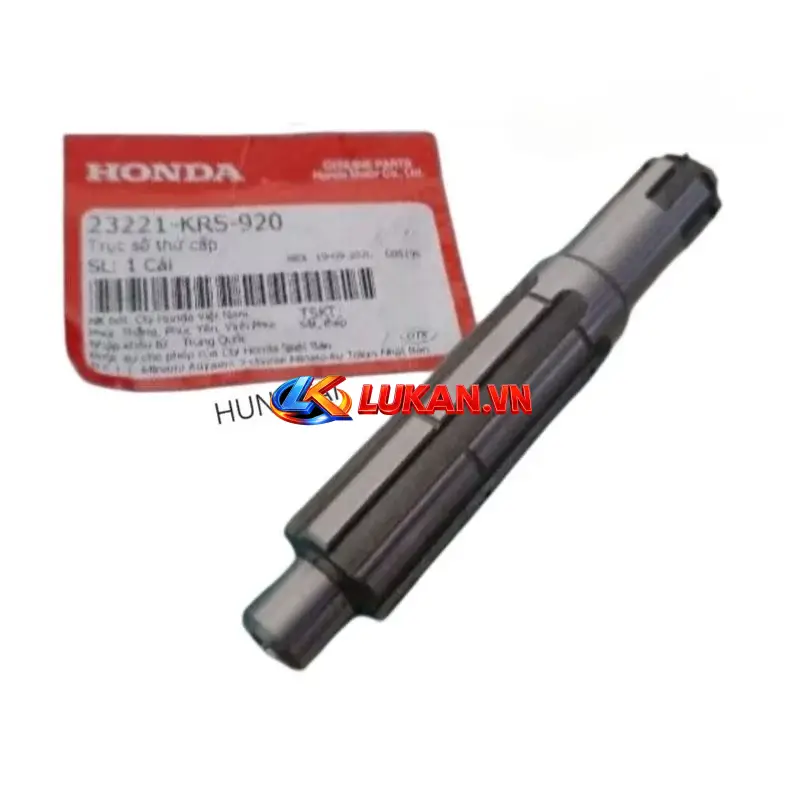 Trục cốt số, nhông tải xe DREAM, WAVE ALPHA, ZX.... zin Honda 23221-KRS-920 - Ảnh 4
