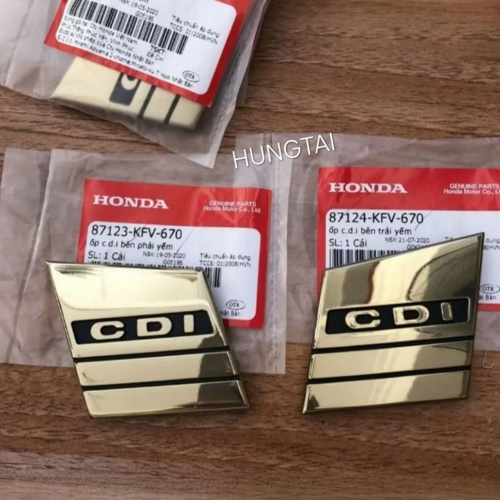 Cặp CDI vàng gắn lưỡi trâu, lườn yếm xe DREAM zin chính hãng 87123-KFV-670, 87124-KFV-670 - Ảnh 2