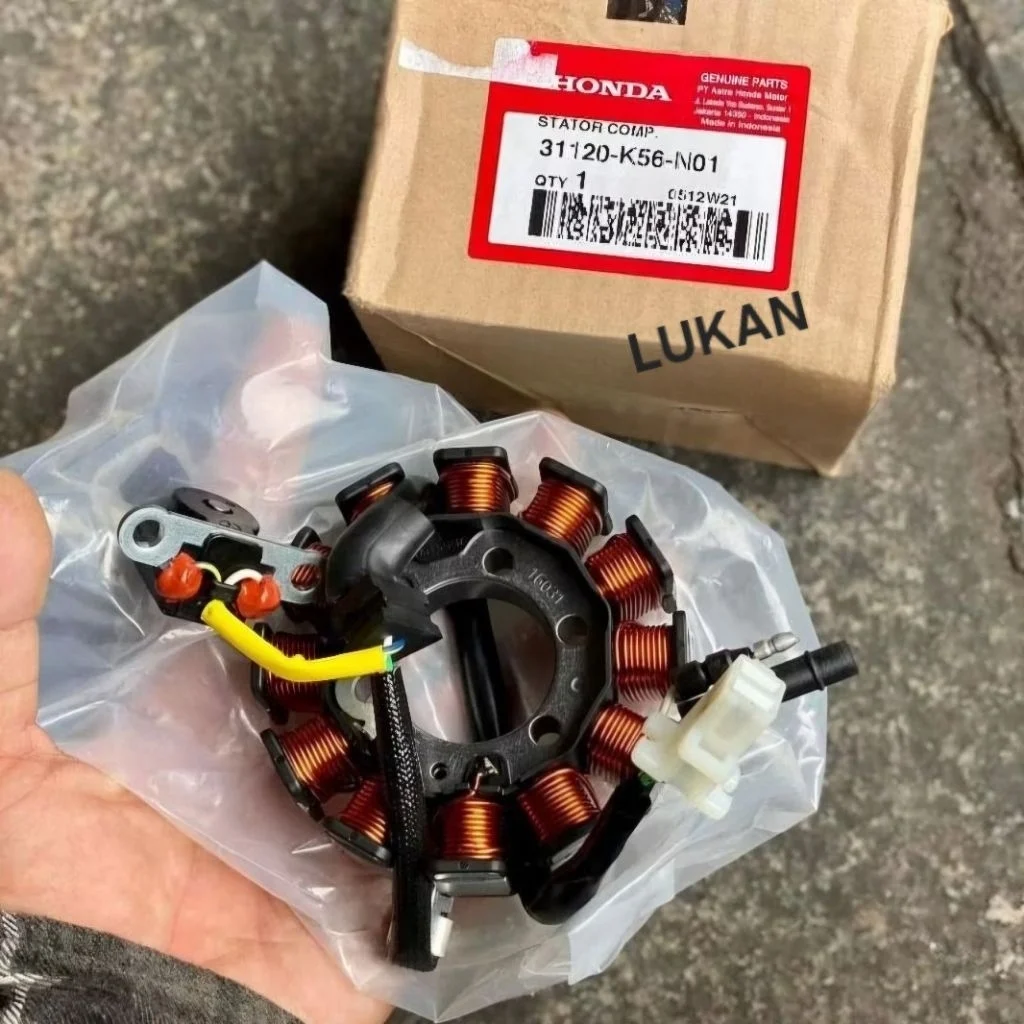 Bộ vô lăng, cuộn lửa phát điện xe SONIC, WINNER 150.... zin 33110-K56-N01 - Ảnh 4