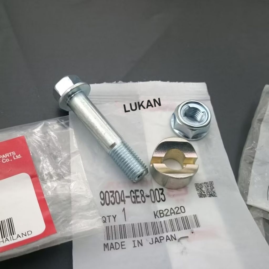 Bộ ốc bắt cổ chảng ba, sọ khỉ tay lái DREAM, WAVE... zin Honda Thái 90304-GE8-003 - Ảnh 2