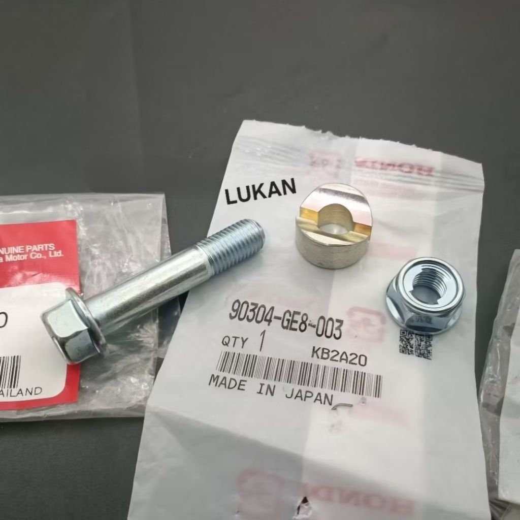 Bộ ốc bắt cổ chảng ba, sọ khỉ tay lái DREAM, WAVE... zin Honda Thái 90304-GE8-003 - Ảnh 3