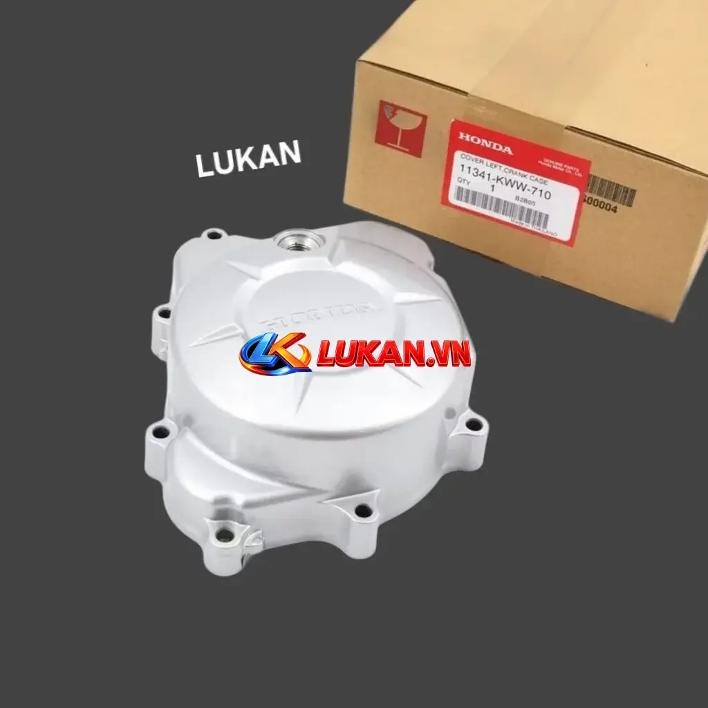 Nắp ốp lốc máy trái, đề điện xe WAVE S110, RSX.... Bạc zin Honda 11341-KWW-710