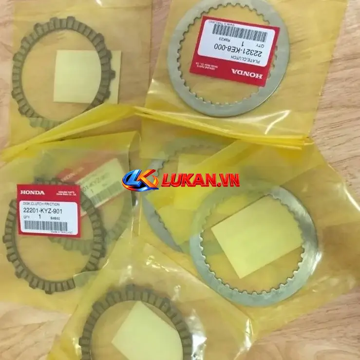 Bộ lá sắt, bố nồi côn xe FUTURE 2, NEO, X 125 zin Honda