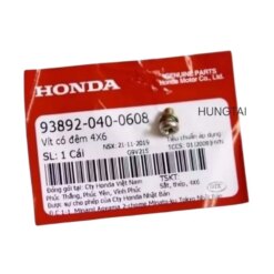Ốc bắt dây điện củ motor đề xe DREAM, WAVE, FUTURE...  zin vít 4x6 93892-040-0608