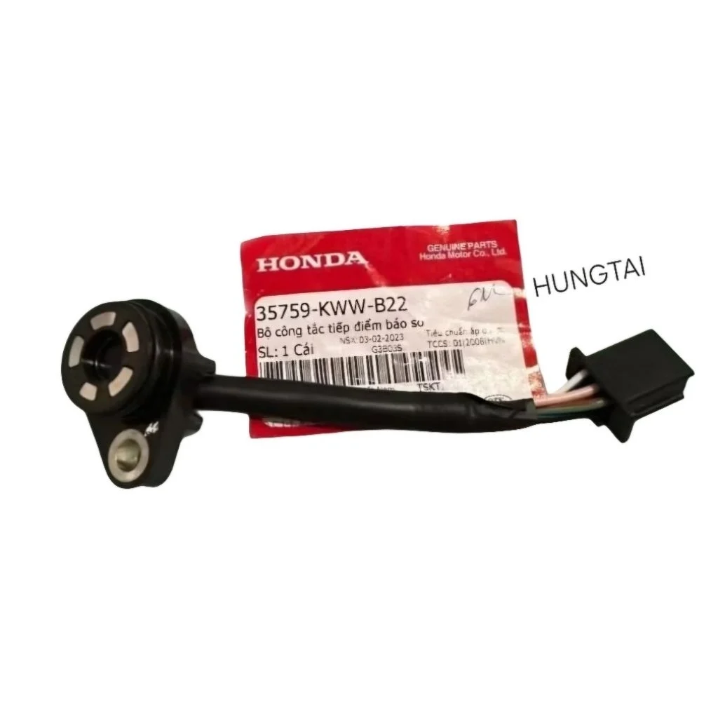 Dây điện, công tắc báo số WAVE S110, RSX, ALPHA 110 zin Honda 35759-KWW-B22 - Ảnh 2