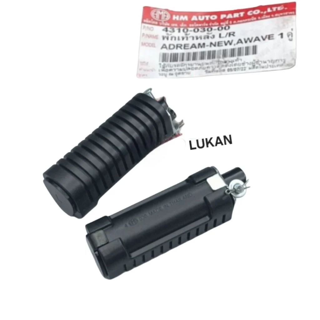Cặp cao su gác chân sau xe WAVE Thái, DREAM Lùn... nhập Thái - Ảnh 3