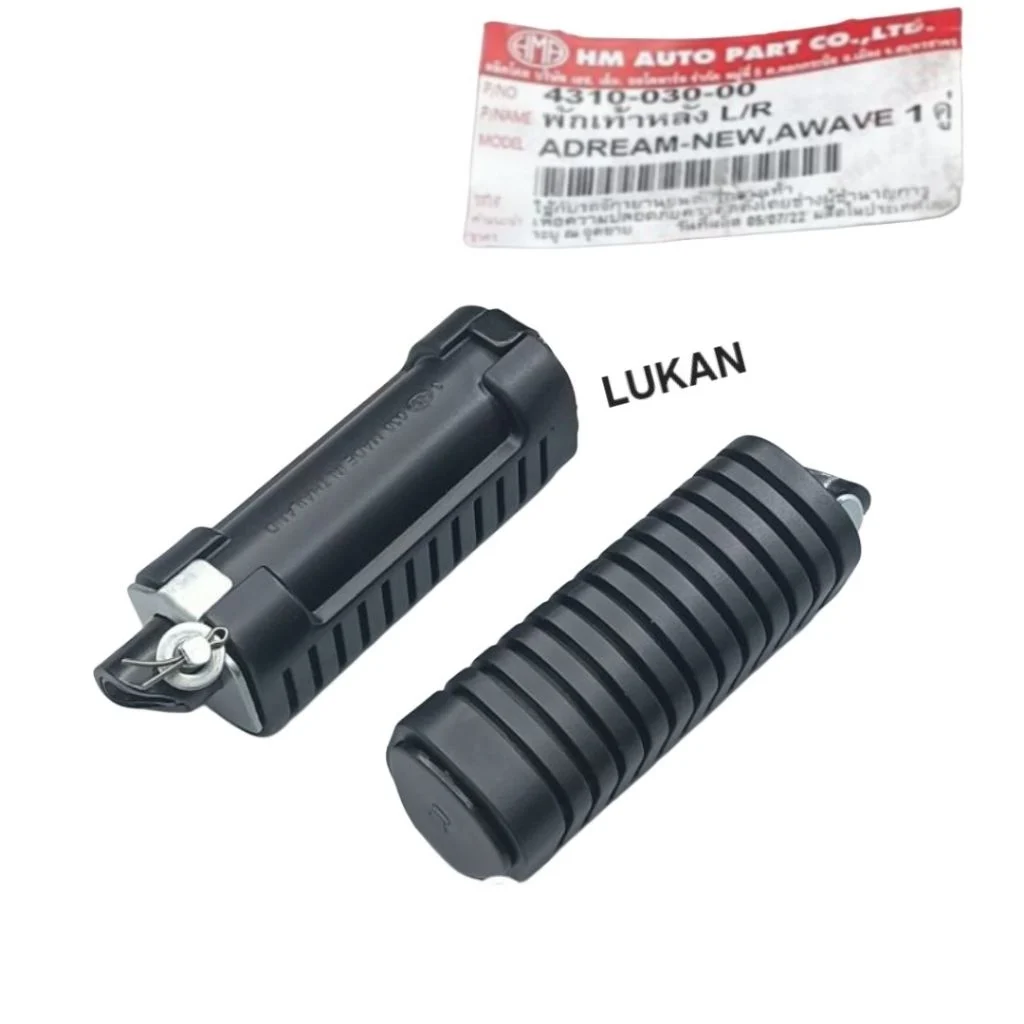 Cặp cao su gác chân sau xe WAVE Thái, DREAM Lùn... nhập Thái - Ảnh 5