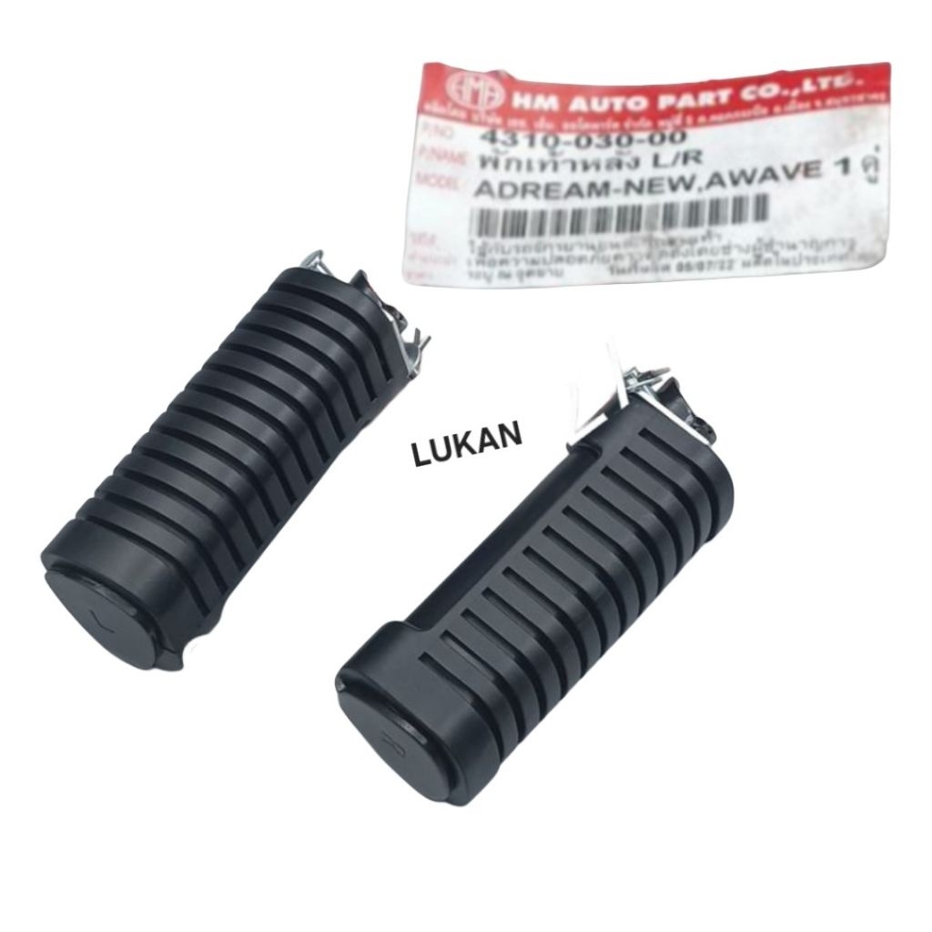 Cặp cao su gác chân sau xe WAVE Thái, DREAM Lùn... nhập Thái - Ảnh 6