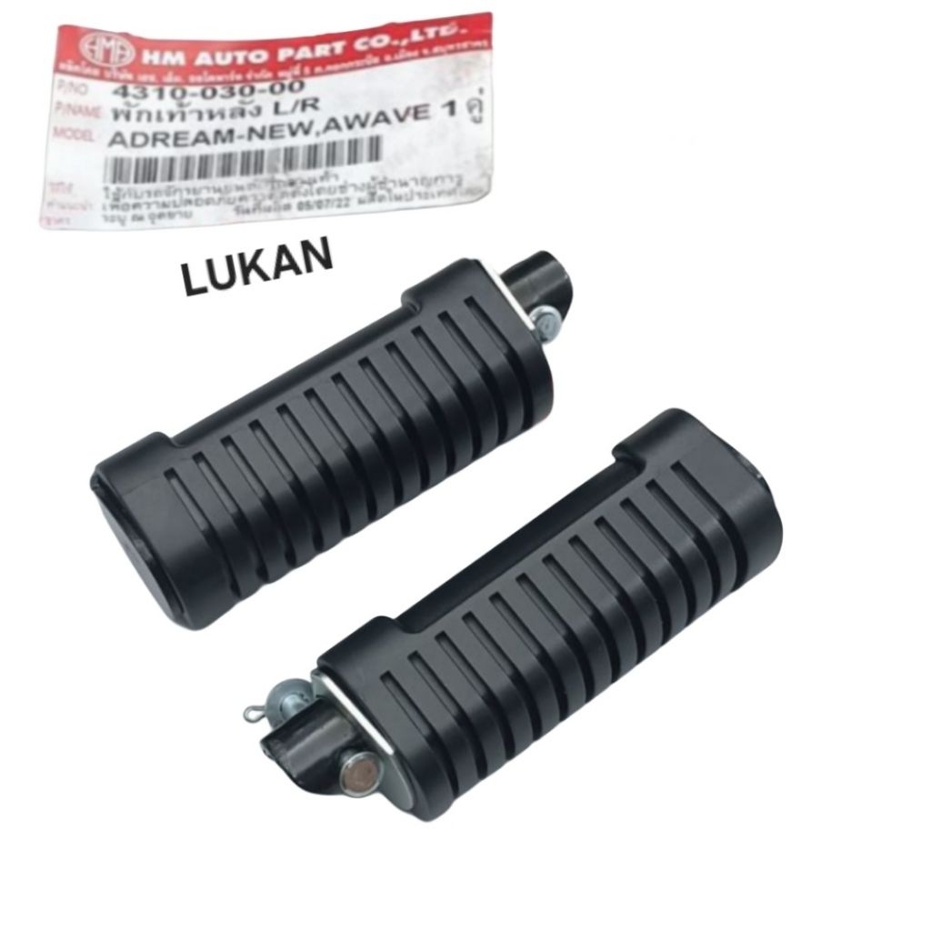 Cặp cao su gác chân sau xe WAVE Thái, DREAM Lùn... nhập Thái - Ảnh 7