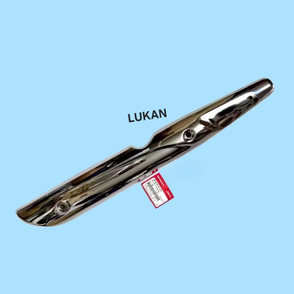 Ốp inox vĩ che thân pô ống xã WAVE A, RS, S100.... zin chính hãng 18355-KVR-V10 - Ảnh 6