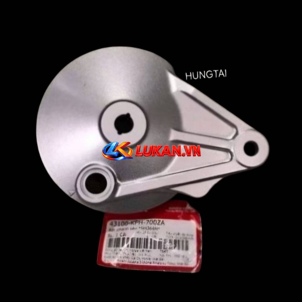 Pass má phanh đùm sau WAVE S110, RSX, FUTURE LED 125... Bạc zin 43100-KPH-700ZA