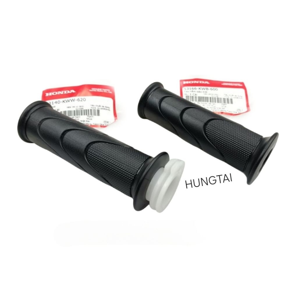 Cặp cao su bao tay nắm, lái xe FUTURE MẬP, LED 125... zin Honda 53166-KWB-600, 53140-K03-N30 - Ảnh 3
