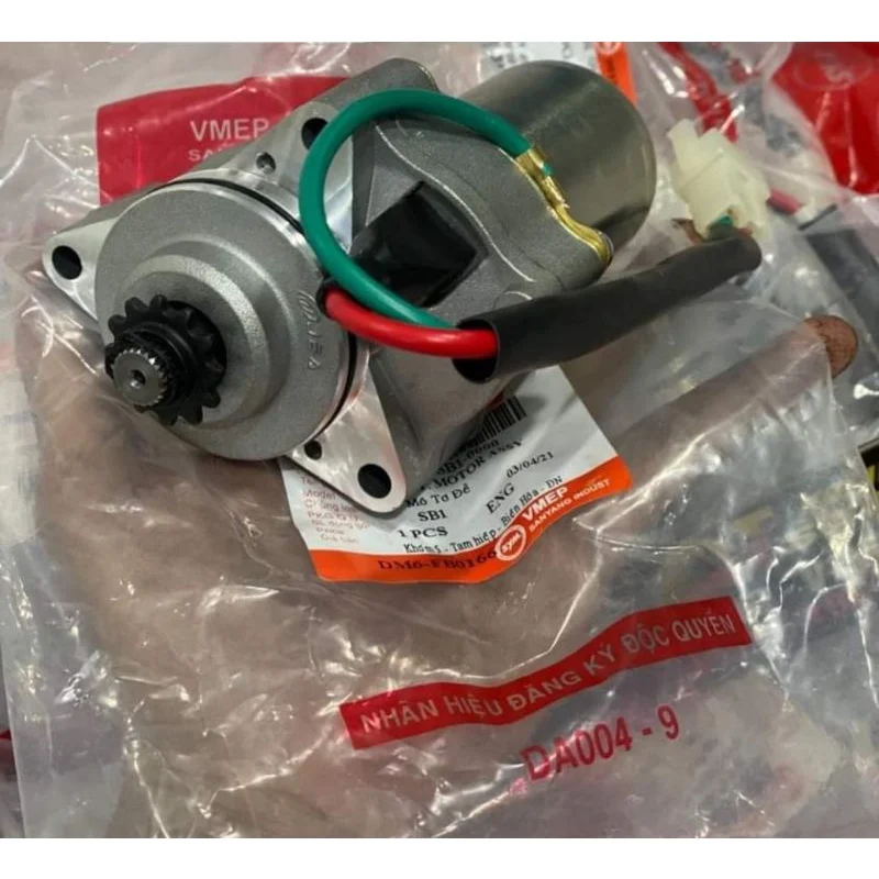 Củ motor đề khởi động SYM 110 xe DREAM, WAVE.... zin chính hãng - Ảnh 3