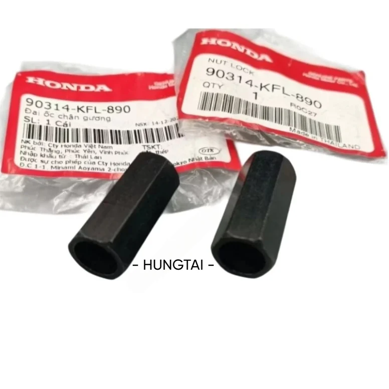 Ốc khóa nối chân gương chiếu hậu WAVE Thái, FUTURE 1... zin Honda 90314-KFL-890 - Ảnh 2