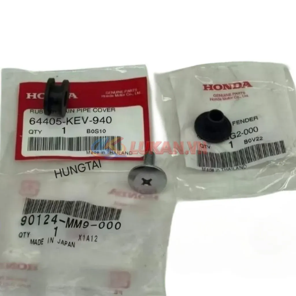 3 Ốc đệm cao su bắt yếm, bửng áo xe FUTURE 1 zin Honda - Ảnh 2