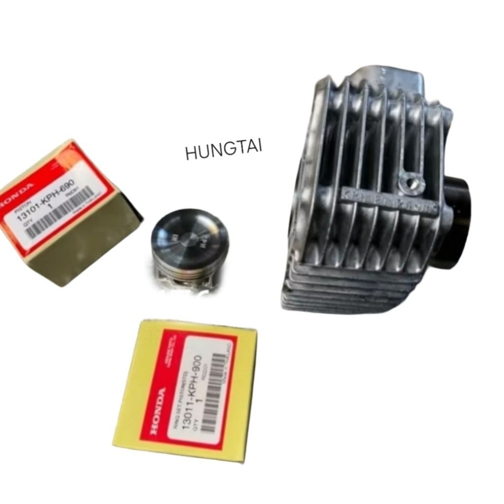 Bộ lòng, nòng hơi xilanh xe FUTURE 2, WAVE 125 luôn piston bạc zin Honda - Ảnh 2