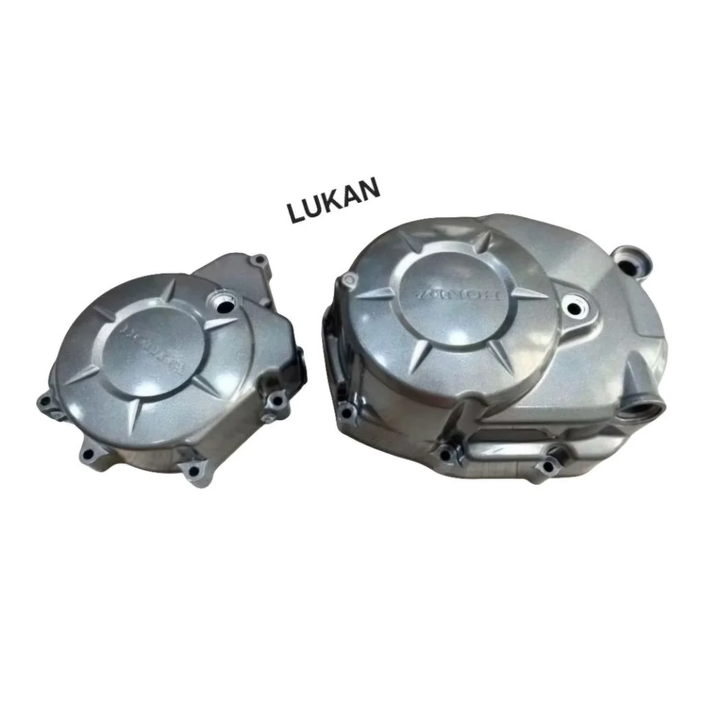 Nắp đậy lốc máy phải, nồi côn xe WAVE S110, RSX, ALPHA 110... Xám zin - Ảnh 2