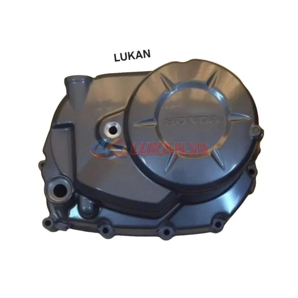 Nắp đậy lốc máy phải, nồi côn xe WAVE S110, RSX, ALPHA 110... Xám zin - Ảnh 3