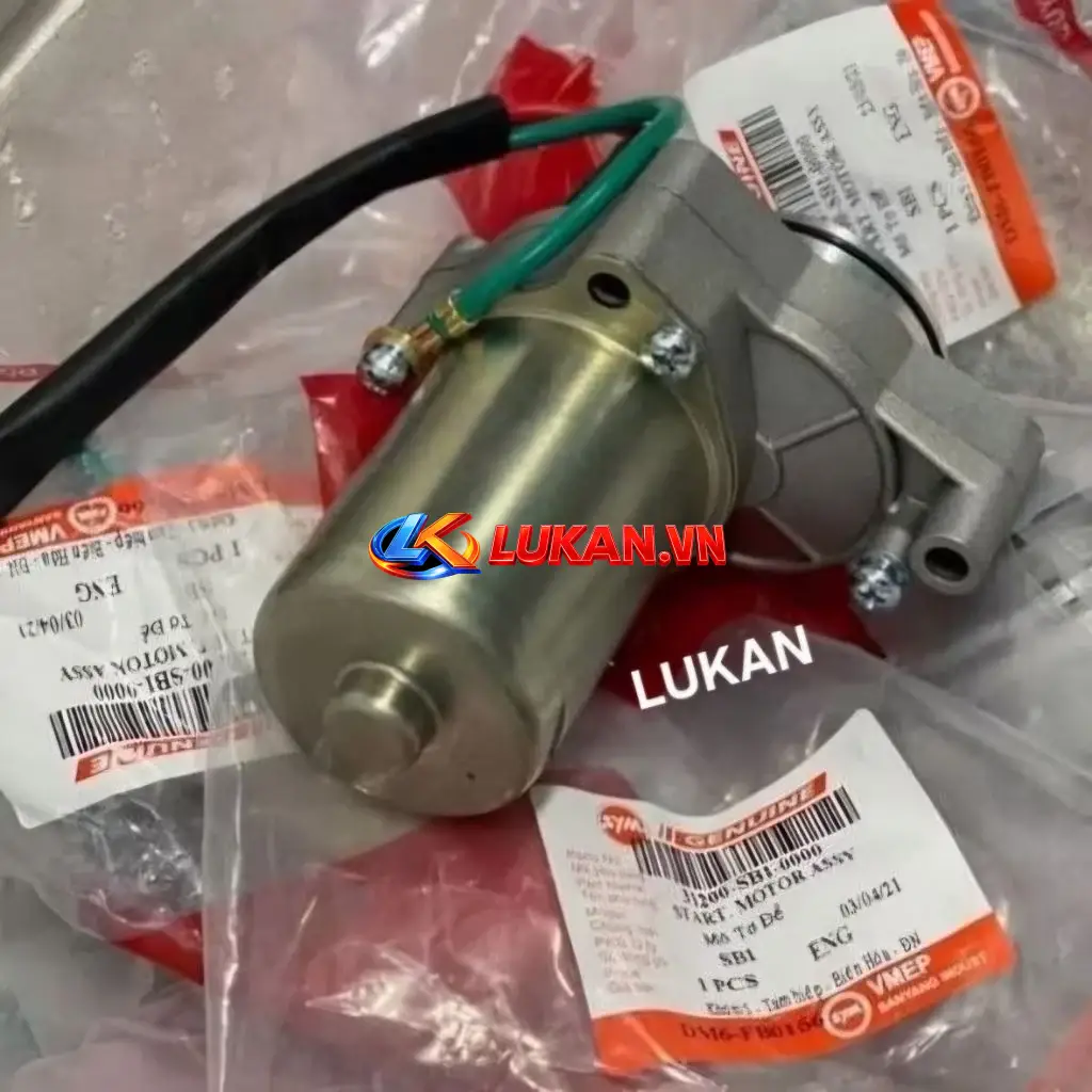 Củ motor đề khởi động SYM 110 xe DREAM, WAVE.... zin chính hãng