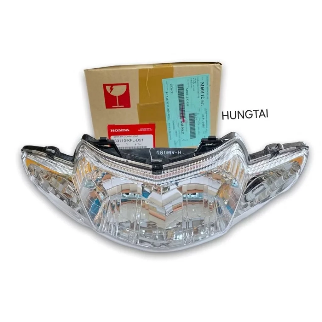 Pha chóa đèn trước xe WAVE 2004, ALPHA 2 bóng zin Honda Thái 33110-KFL-D21 - Ảnh 5