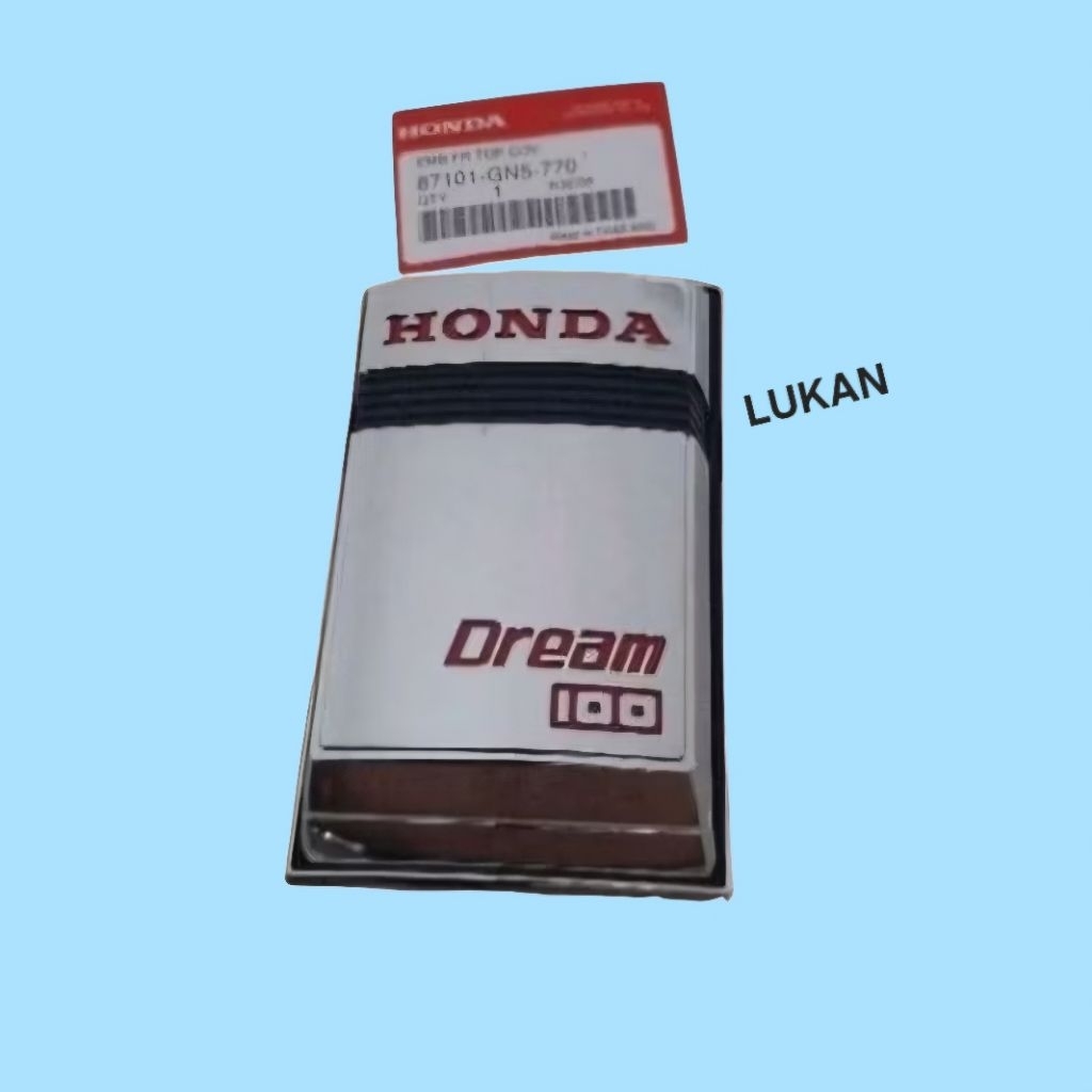 Mặt nạ con xi trước xe DREAM Thái chữ đỏ zin chính hãng 87101-GN5-770 - Ảnh 2