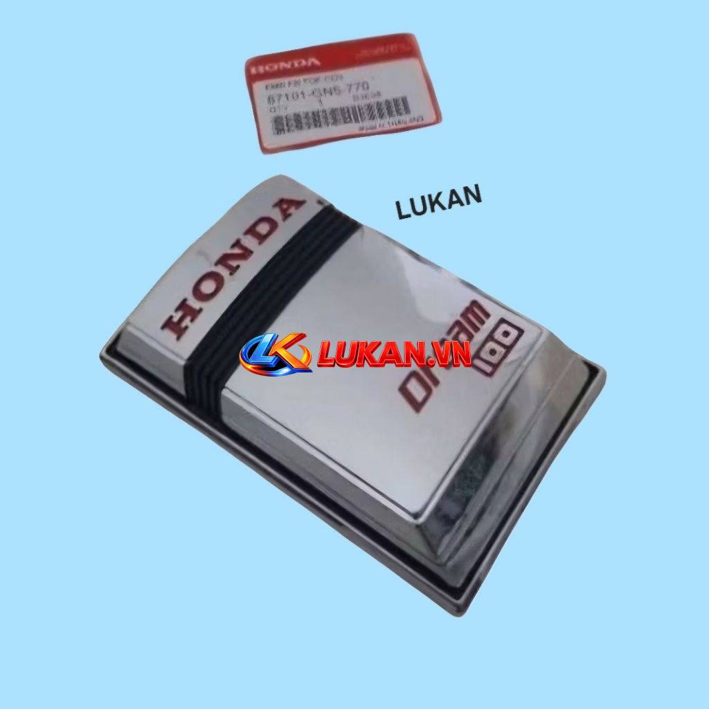 Mặt nạ con xi trước xe DREAM Thái chữ đỏ zin chính hãng 87101-GN5-770