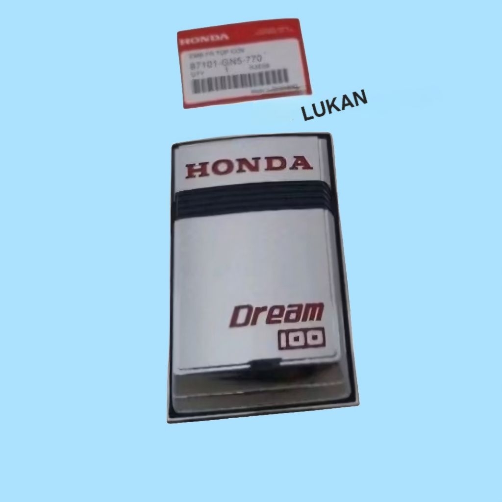 Mặt nạ con xi trước xe DREAM Thái chữ đỏ zin chính hãng 87101-GN5-770 - Ảnh 4
