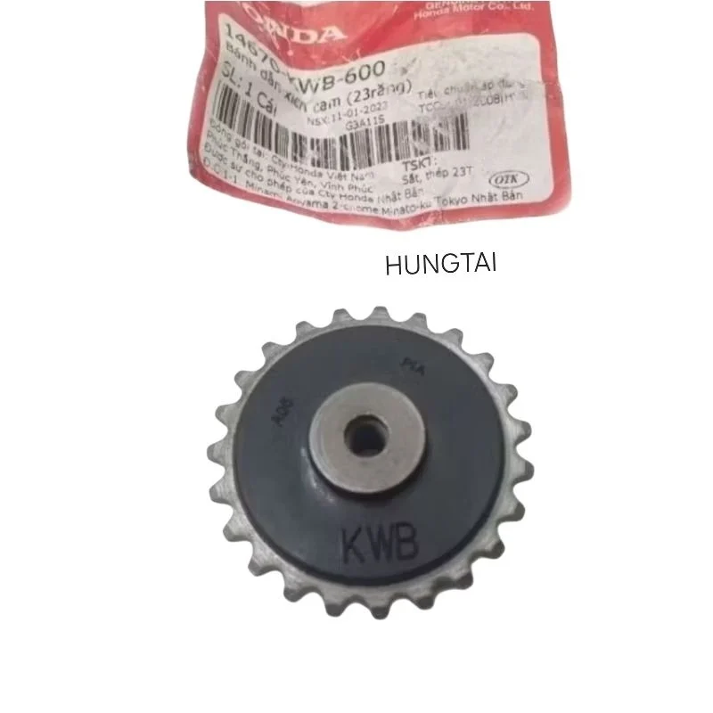 Bánh răng dẫn sên xích cam WAVE S110, RSX, BLADE, A110... nhông bơm nhớt zin 14670-KWB-600