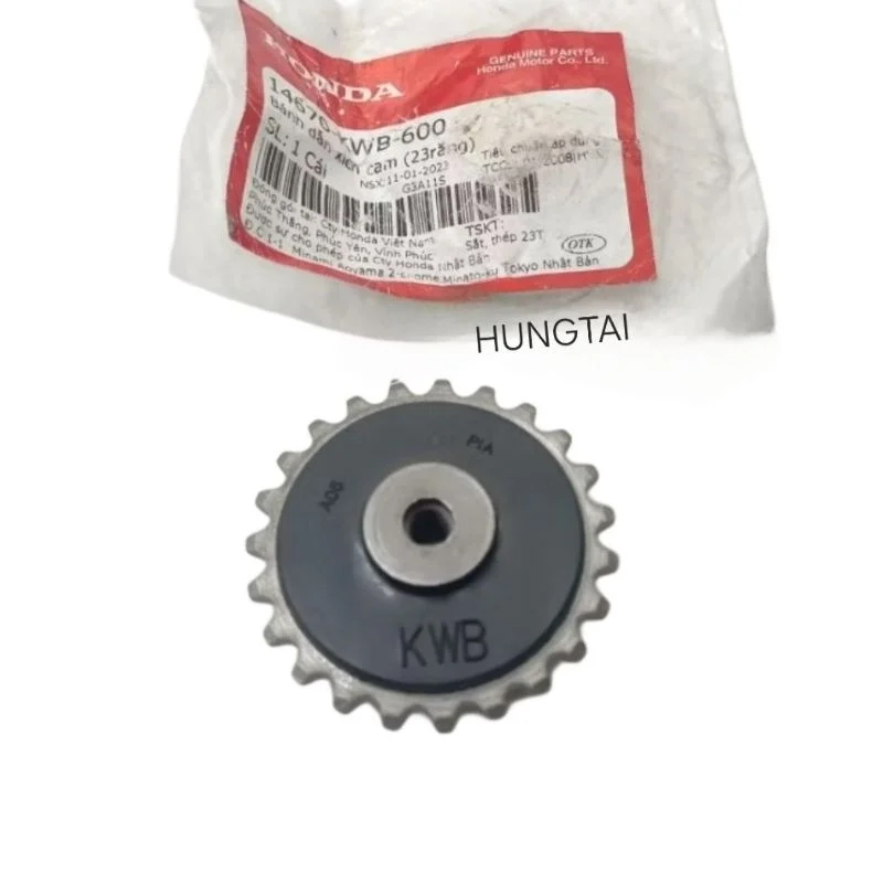 Bánh răng dẫn sên xích cam WAVE S110, RSX, BLADE, A110... nhông bơm nhớt zin 14670-KWB-600 - Ảnh 3