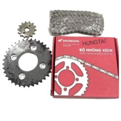 Bộ nhông sên dĩa, xích tải WAVE S110, RSX, BLADE, A110... zin Honda H0640-KTL-640