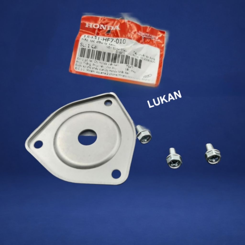 Nắp lọc dầu ly tâm, nồi chuông 3 càng DREAM, WAVE, FUTURE 1... zin luôn ốc 15431-HF7-010 - Ảnh 7