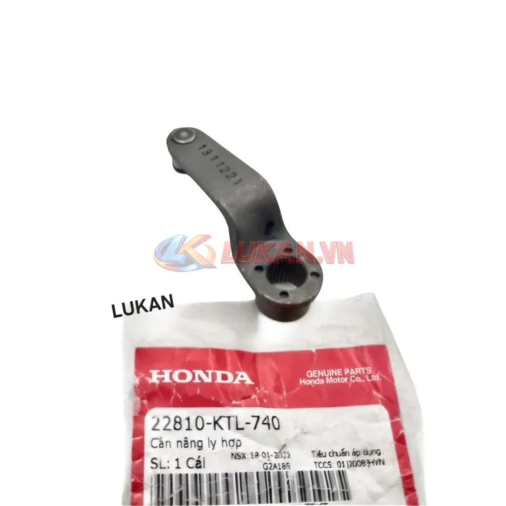 Cần gạt, ép ngắt nồi côn ly hợp xe DREAM, WAVE, FUTURE.... zin Honda 22810-KTL-740 - Ảnh 4