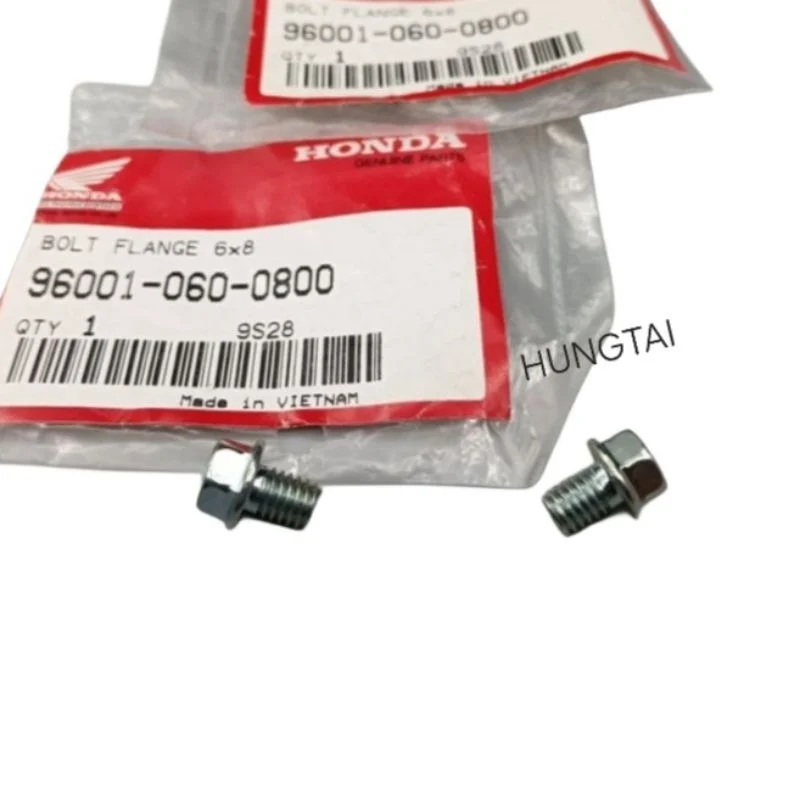 1 Ốc bắt tấm bảo vệ che pô, ống xả FUTURE 1 đời đầu zin 6x10 96001-060-0800 - Ảnh 2