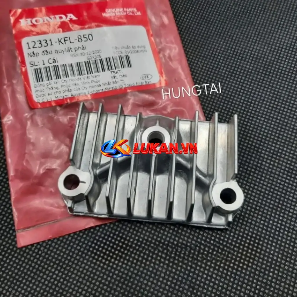 Nắp chụp đầu quylat phải, cánh bướm DREAM, WAVE, FUTURE.... zin 12331-KFL-850