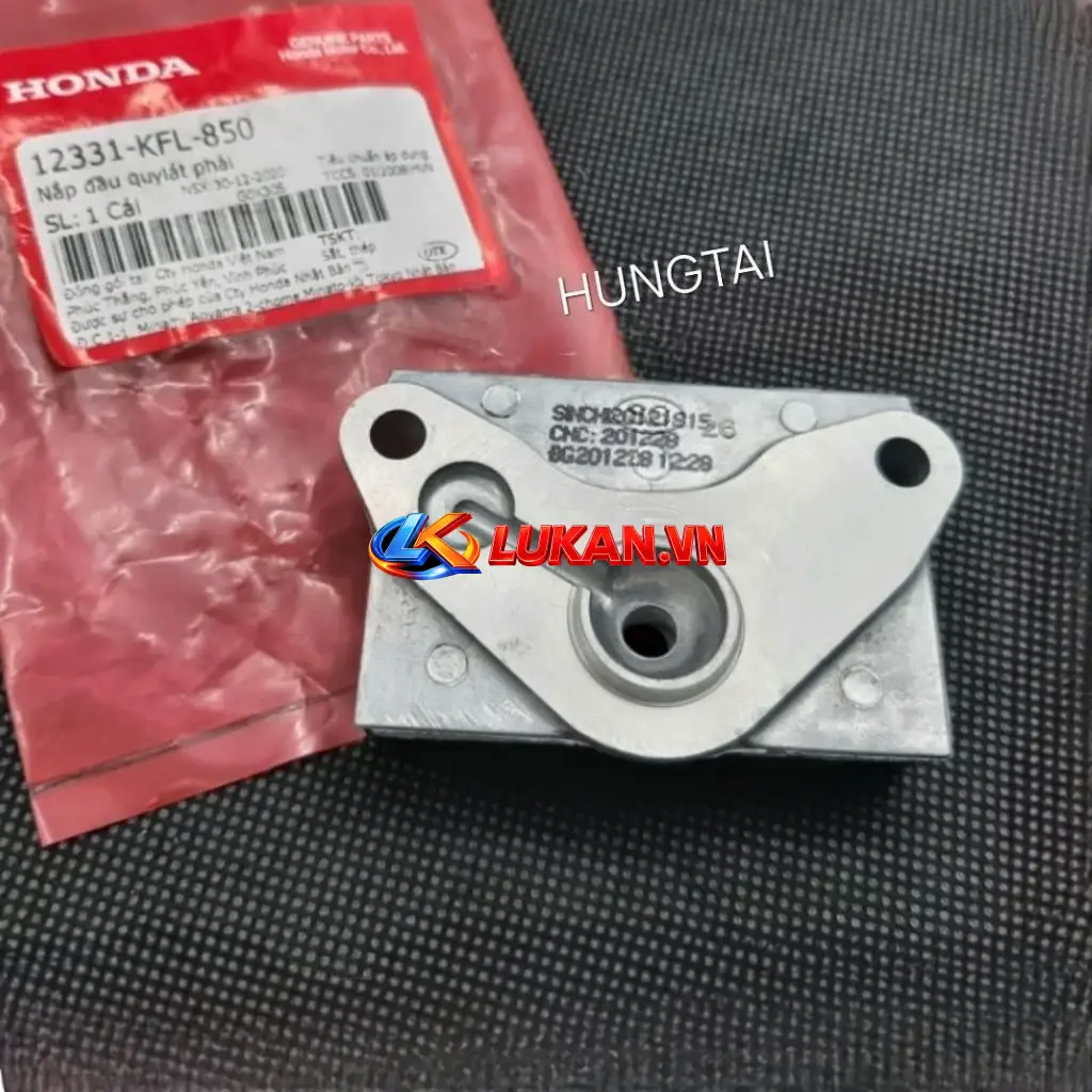 Nắp chụp đầu quylat phải, cánh bướm DREAM, WAVE, FUTURE.... zin 12331-KFL-850 - Ảnh 2