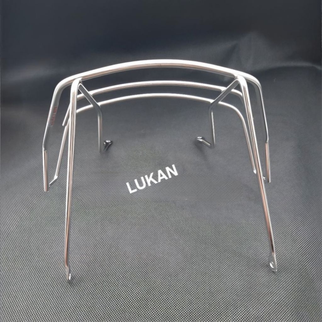 Khung bảo vệ đuôi đèn hậu, lái stop xe DREAM inox - Ảnh 6
