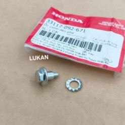 Ốc điều chỉnh chóa đèn pha xe WAVE, FUTURE.... zin Honda 33117-092-671, 90101-GJ6-000