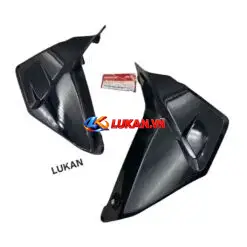 Cặp ốp nhựa thông gió, bững yếm FUTURE LED, WAVE 125.... Đen bóng zin