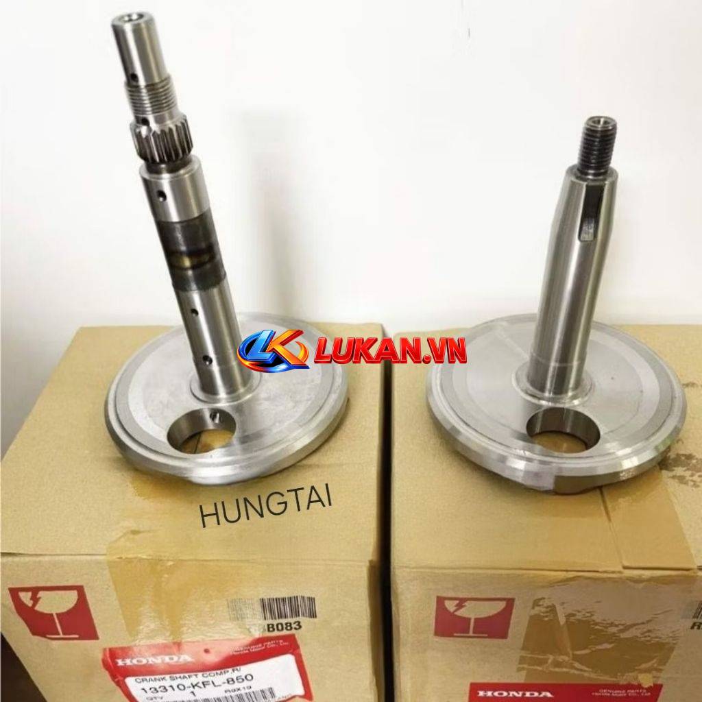 Cặp má dên, biên trục khuỷu xe WAVE Thái 110, FUTURE 1.... zin Honda 13310-KFL-850