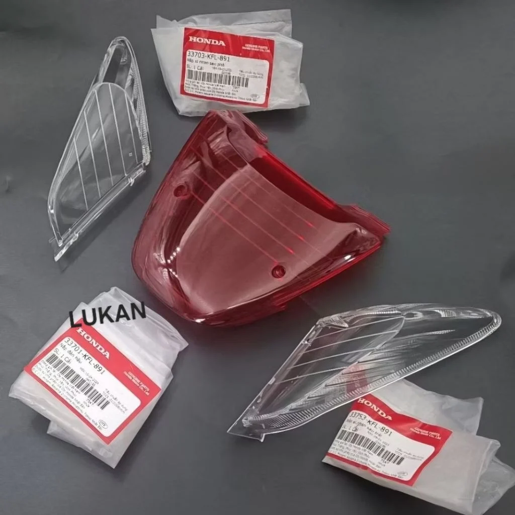 Bộ nắp chụp lái, võ đèn hậu, xi nhan trắng FUTURE 1 đời đầu zin 33703-KFL-891, 33701-KFL-891, 33753-KFL-891 - Ảnh 3