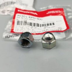 1 Ốc, tán bắt phuộc giảm sóc sau DREAM, WAVE, FUTURE... đai ốc mũ 10mm zin 90301-KPH-900