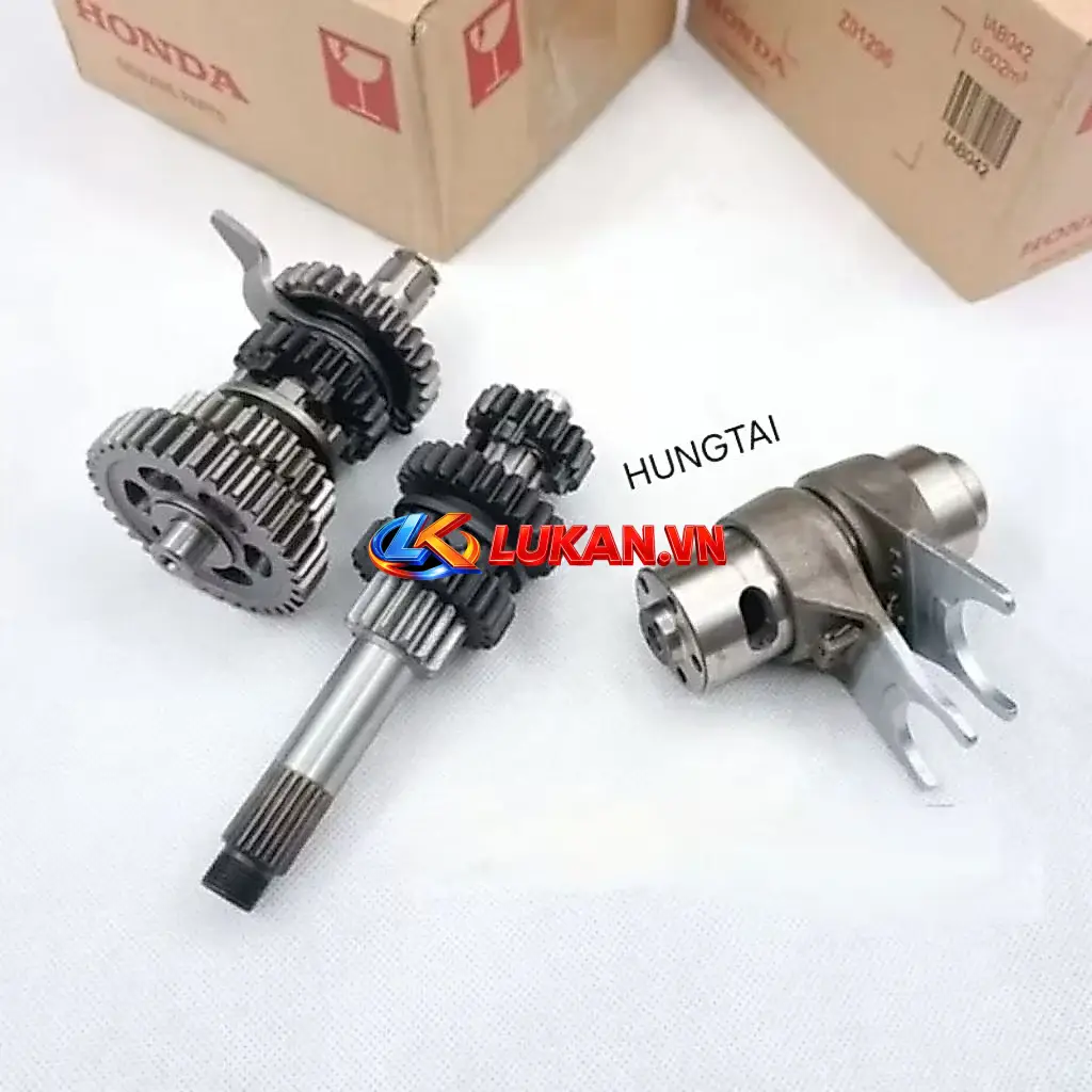 Bộ nhông heo số, máy động cơ WAVE S110, RSX, BLADE, A110... zin Honda