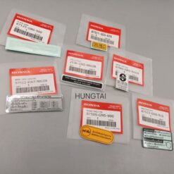 Bộ 7 tem dán thông số xe DREAM Thái zin chính hãng xịn Japan