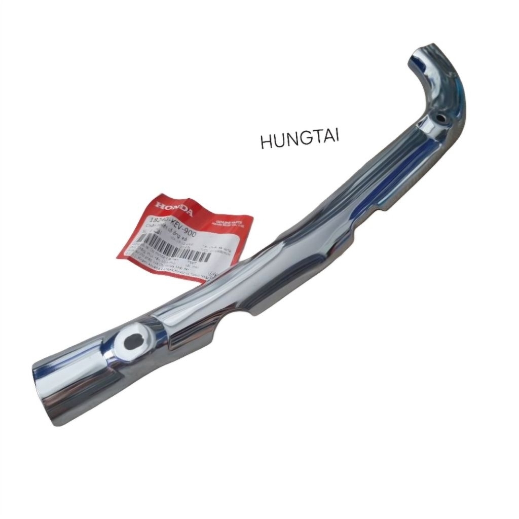 Ốp vĩ che cổ pô, ống xã xe WAVE ALPHA đời đầu zin 18240-KEV-900 - Ảnh 2