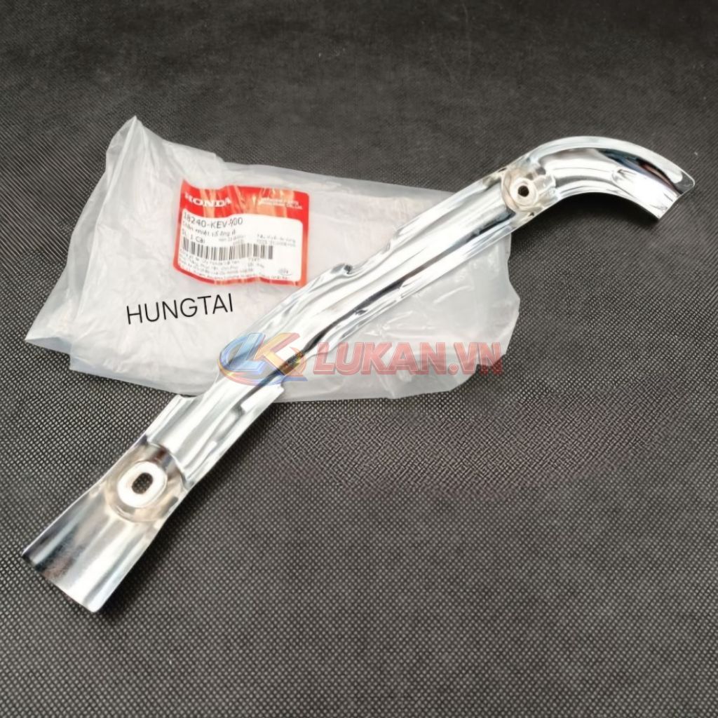 Ốp vĩ che cổ pô, ống xã xe WAVE ALPHA đời đầu zin 18240-KEV-900 - Ảnh 4