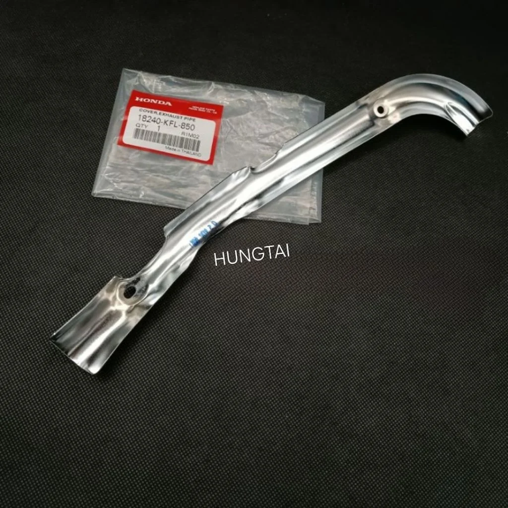 Ốp vĩ che cổ pô, ống xã xe WAVE Thái zin chính hãng 18240-KFL-850 - Ảnh 3