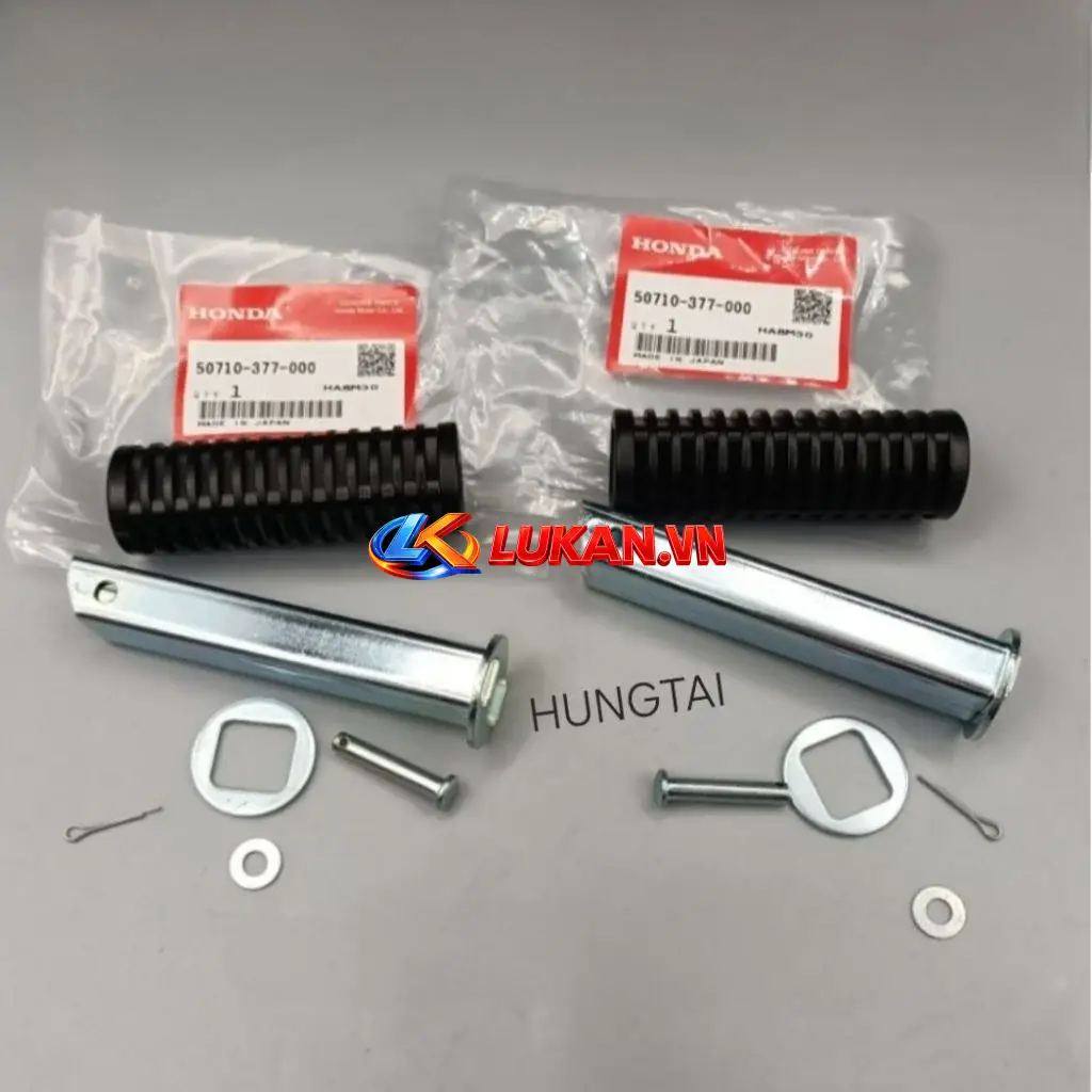 Full bộ cao su gác chân sau xe DREAM Thái zin Honda Nhật