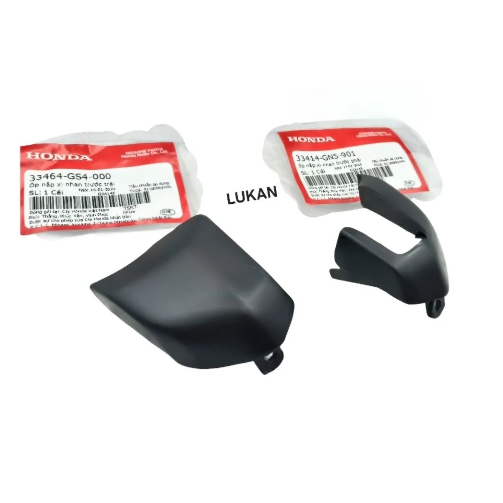 Cặp nắp nhựa đen, chụp ốp đèn xi nhan trước xe DREAM zin Honda 33414-GN5-901, 33464-GS4-000, 33414-GBG-B40 - Ảnh 4